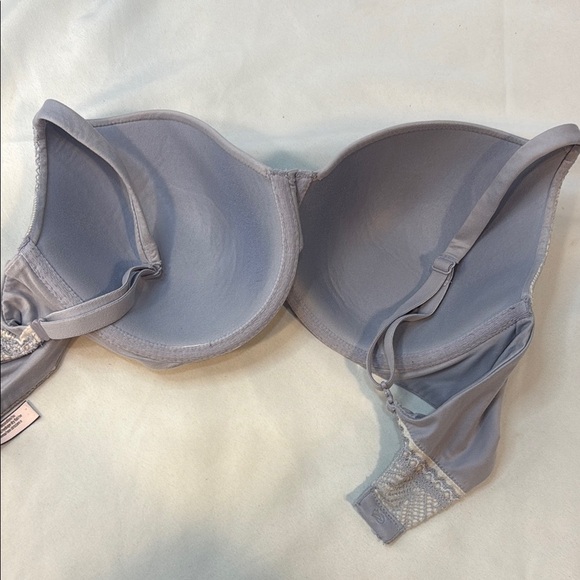 VS Body by Victoria, lined perfect coverage, periwinkle blue & lace, Size 34DD - Picture 5 of 14